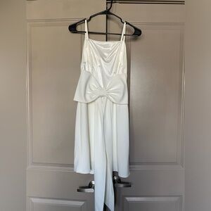 Revelry White Bow Bridal Dress